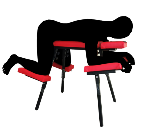 Portable Spanking & Flogging BDSM Bench with Headrest