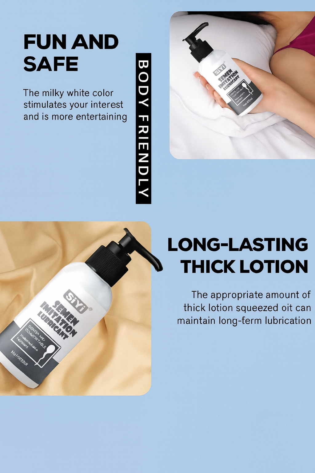 Quad-Sensation Lubricant – Warming, Cooling, Silky & Water-Soluble Formula