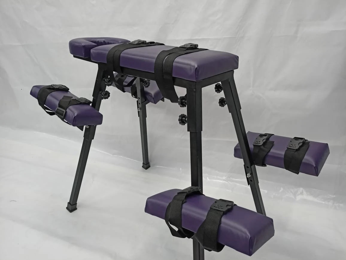 Portable Spanking & Flogging BDSM Bench with Headrest