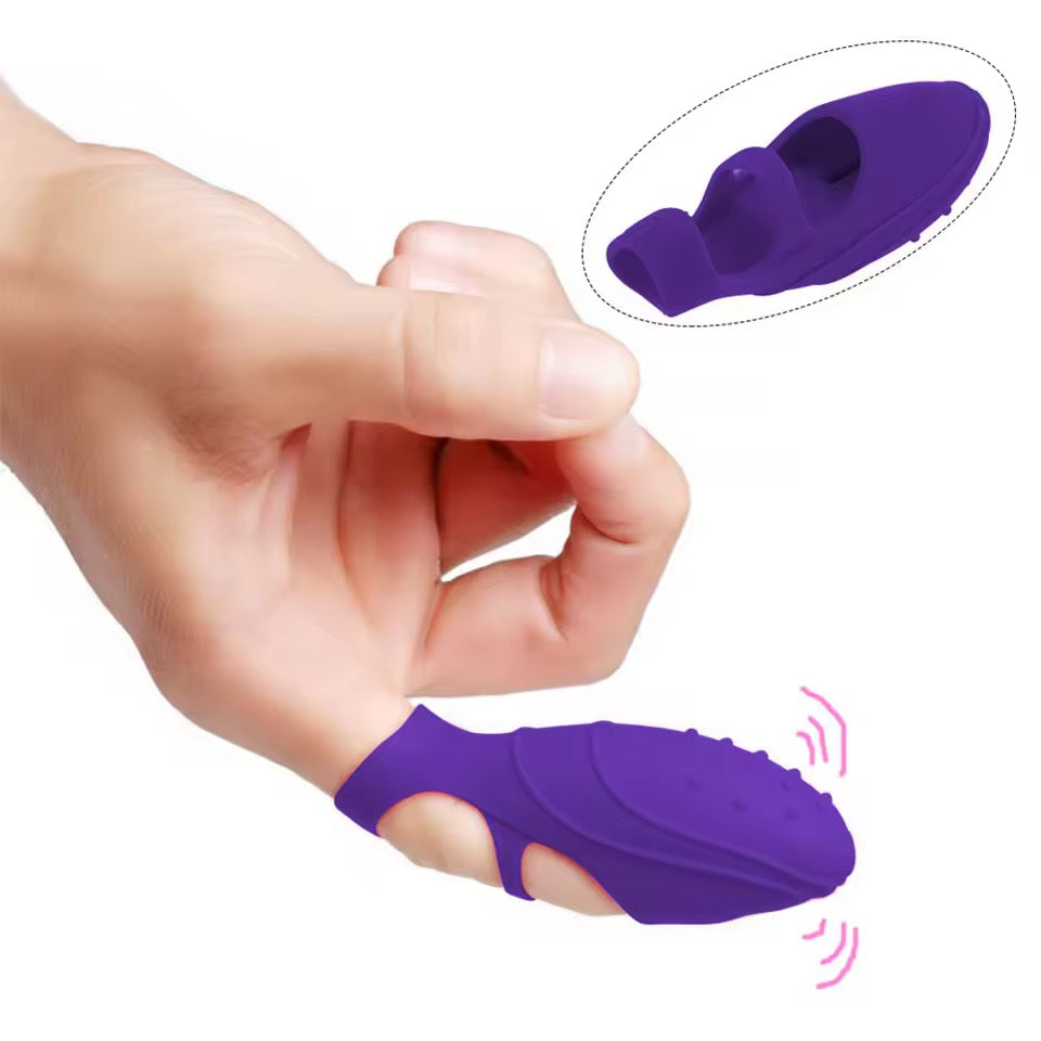 G-Point Vibrating Finger Cover – Portable Waterproof Silicone Vibrator for Women