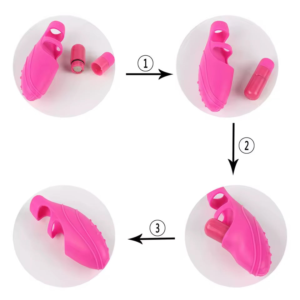 G-Point Vibrating Finger Cover – Portable Waterproof Silicone Vibrator for Women