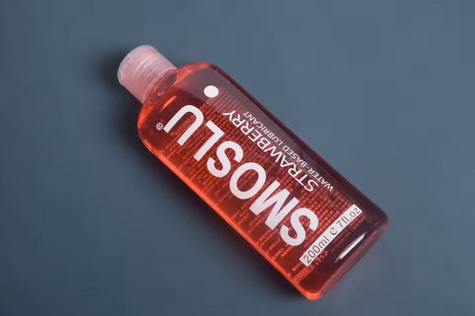 SMOSLU Strawberry Water-Based Oral Lubricant Personal Hygiene Anal Personal Lubricants for Intimate Contact 200ml