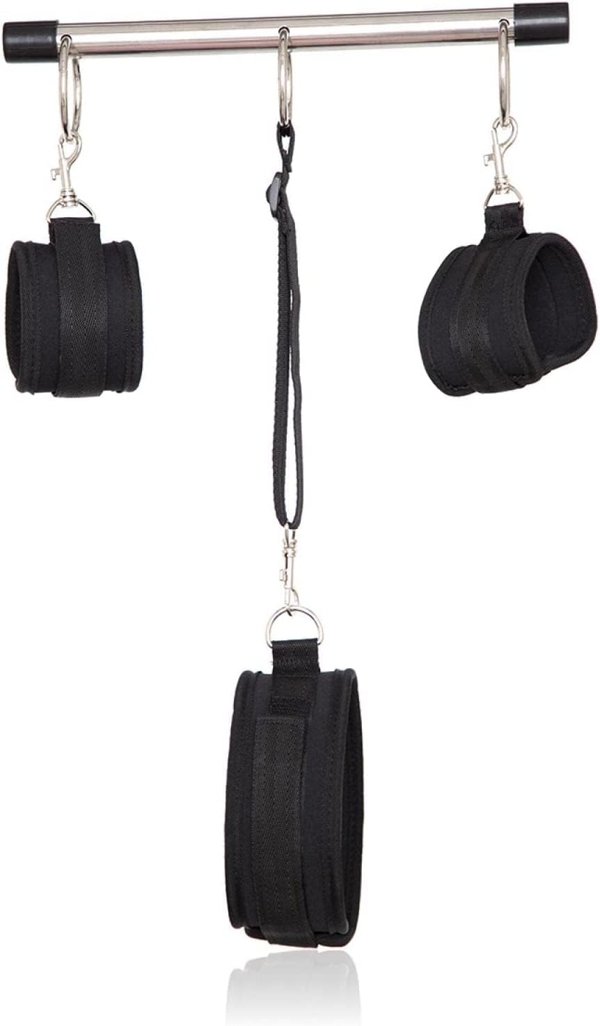 Bed Restraints for Ankles Queen Size Bed Leg Spreader Bar Bonage Kit for Couples Sex Tie Downs Under Mattress for King Bed Straps for Adult Play Sexy Handcuffs Set for Bedroom Toys Sweater V62V