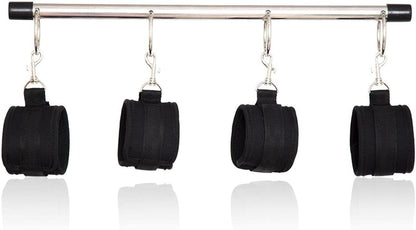 Bed Restraints for Ankles Queen Size Bed Leg Spreader Bar Bonage Kit for Couples Sex Tie Downs Under Mattress for King Bed Straps for Adult Play Sexy Handcuffs Set for Bedroom Toys Sweater V62V