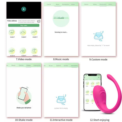 Love Spouse App Remote Control Vibrator – Wearable Vibrating Egg for Women