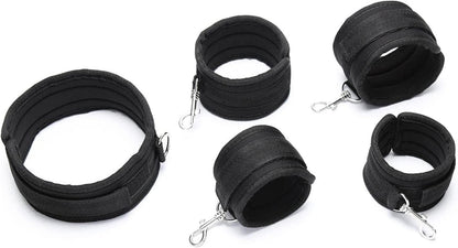 Bed Restraints for Ankles Queen Size Bed Leg Spreader Bar Bonage Kit for Couples Sex Tie Downs Under Mattress for King Bed Straps for Adult Play Sexy Handcuffs Set for Bedroom Toys Sweater V62V