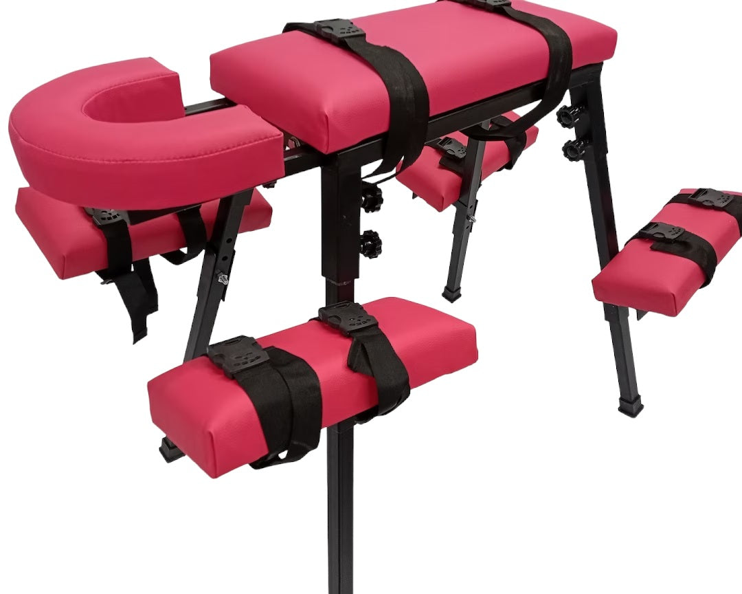 Portable Spanking & Flogging BDSM Bench with Headrest