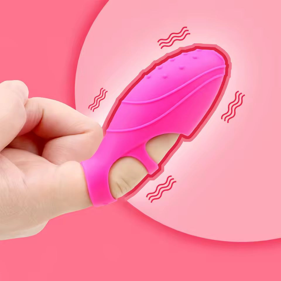 G-Point Vibrating Finger Cover – Portable Waterproof Silicone Vibrator for Women
