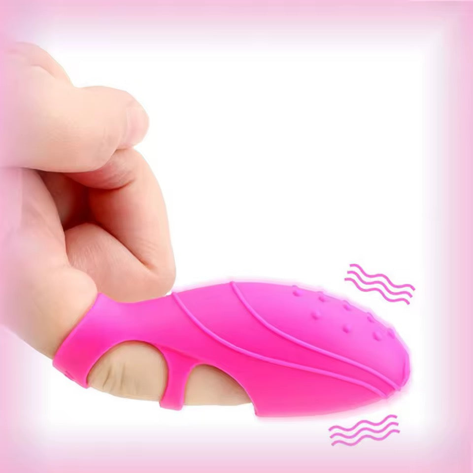 G-Point Vibrating Finger Cover – Portable Waterproof Silicone Vibrator for Women