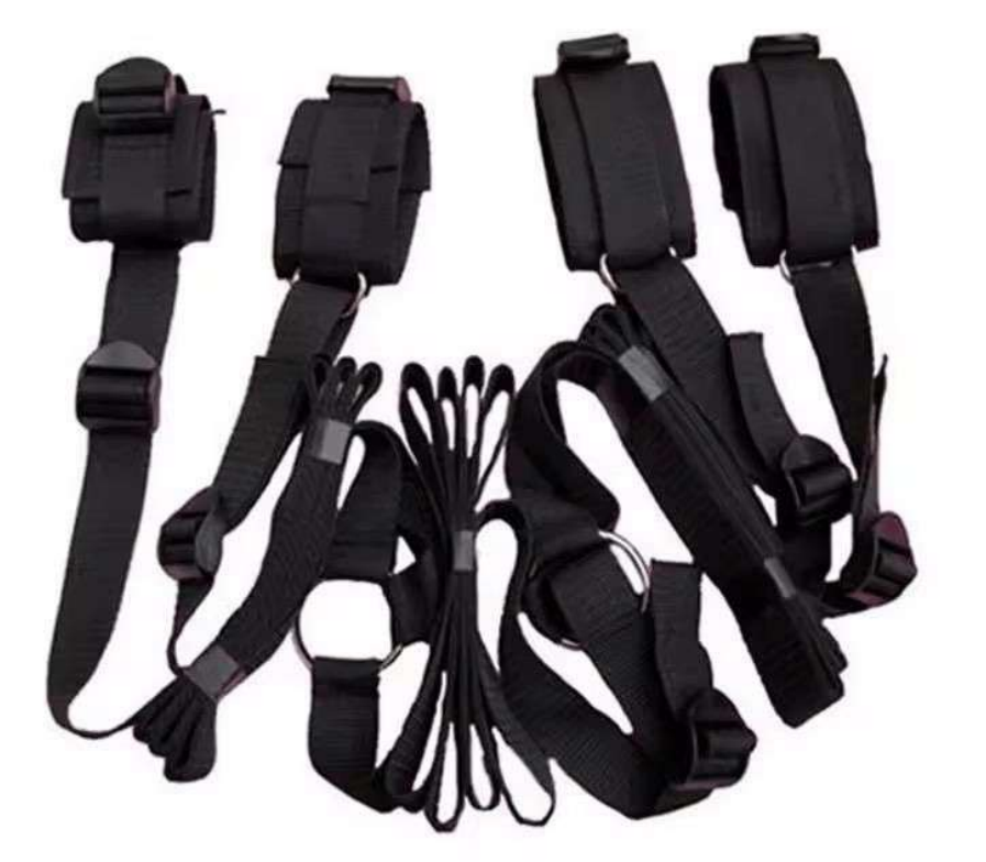 Sex Tie Ups Under Mattress Resistant Straps King Bed Restraint Kit for Couples Sex Handcuff Toys Bandaged Rope Cord