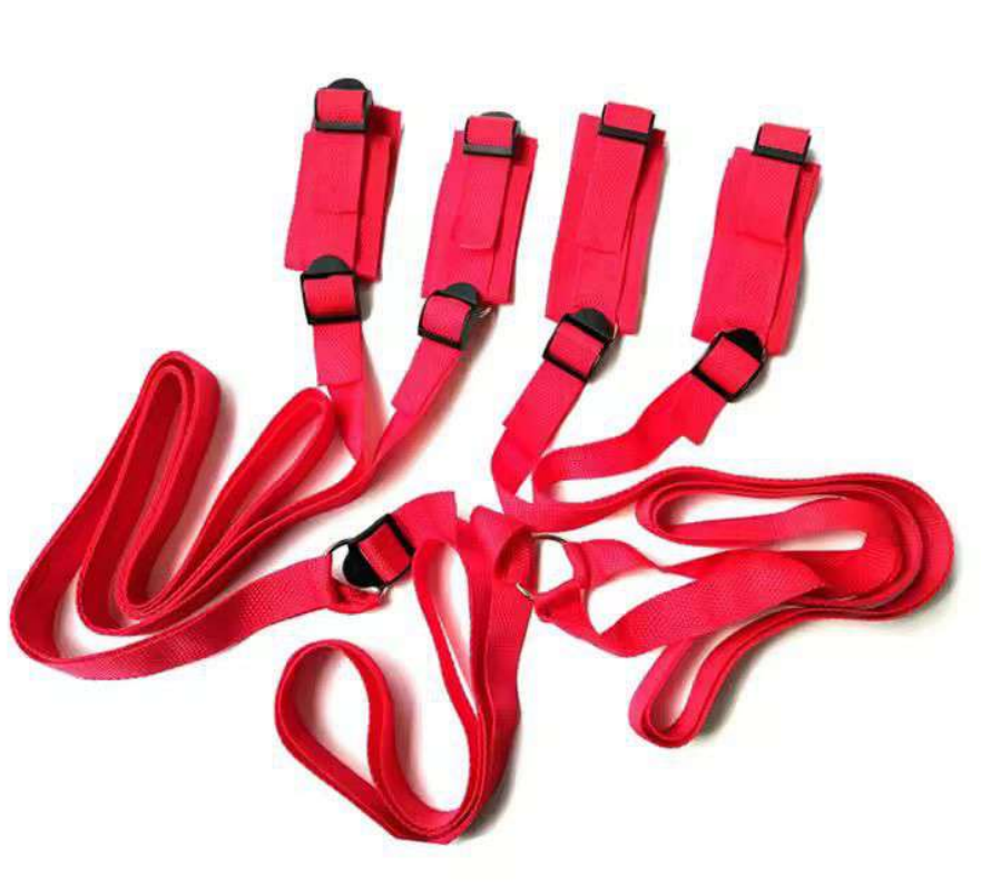 Sex Tie Ups Under Mattress Resistant Straps King Bed Restraint Kit for Couples Sex Handcuff Toys Bandaged Rope Cord